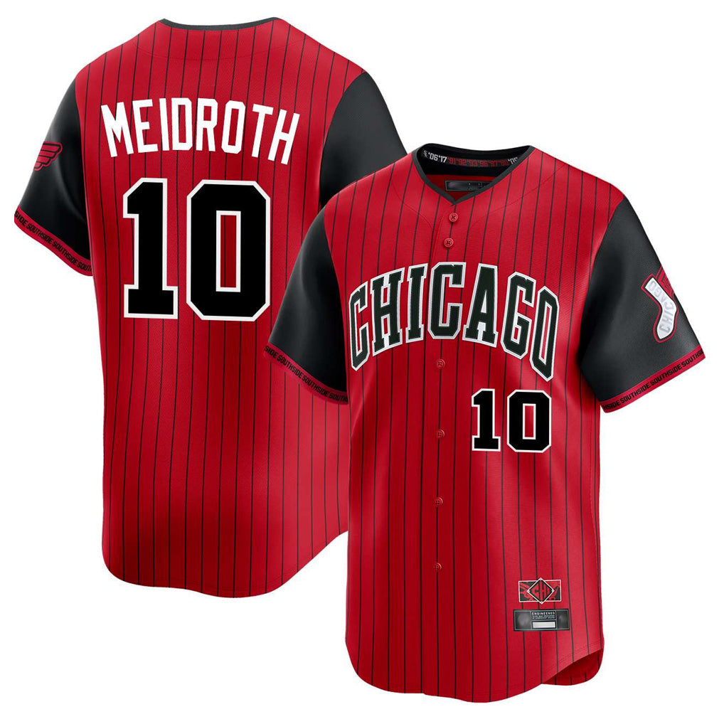harde C.White Sox #10 Chase Meidroth Player Red City Connect Limited Home Stitched Jerseys