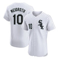 harde C.White Sox #10 Chase Meidroth Player White Stripe Limited Elite Home Stitched Jerseys