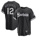 harde C.White Sox #12 Colson Montgomery Player Black City Connect Home Game Stitched Jerseys
