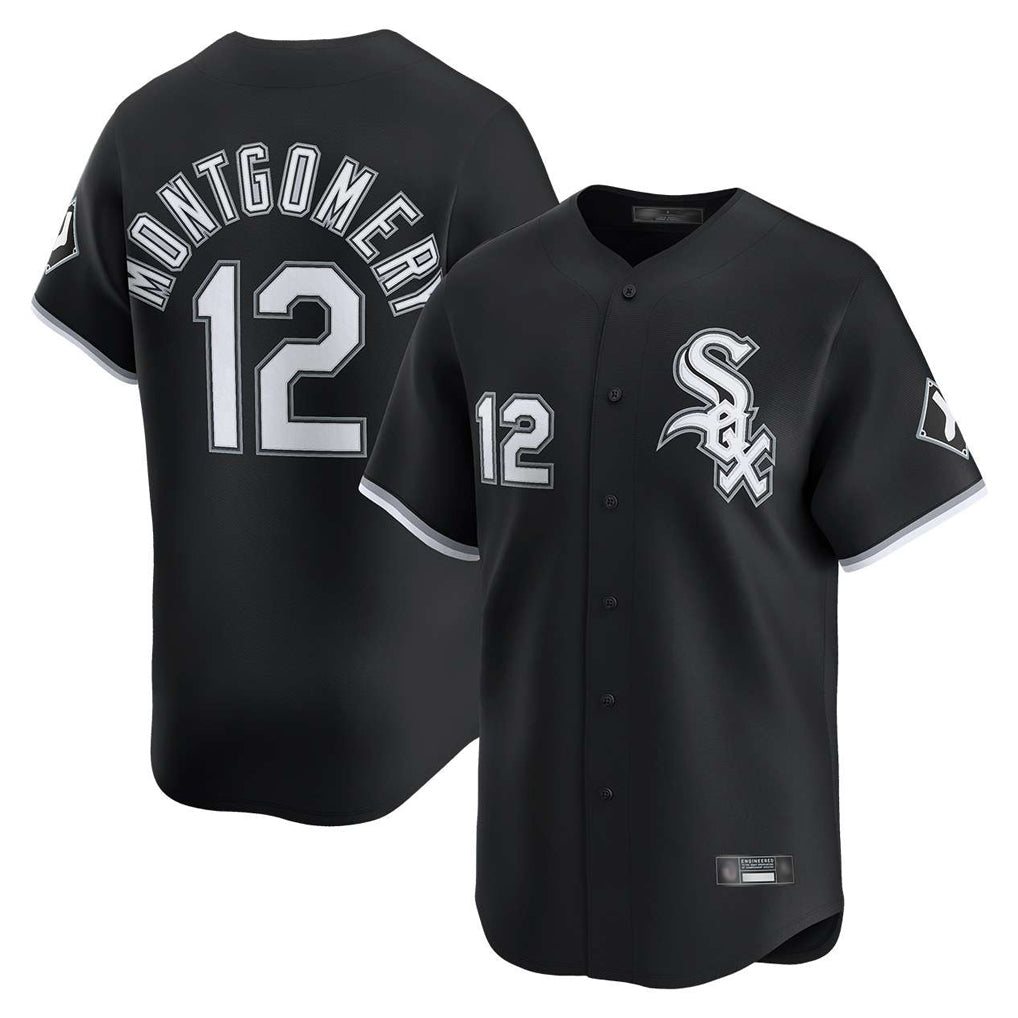 harde C.White Sox #12 Colson Montgomery Player Black Limited Home Stitched Jerseys