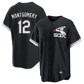harde C.White Sox #12 Colson Montgomery Player Black Spring Training Game Stitched Jerseys