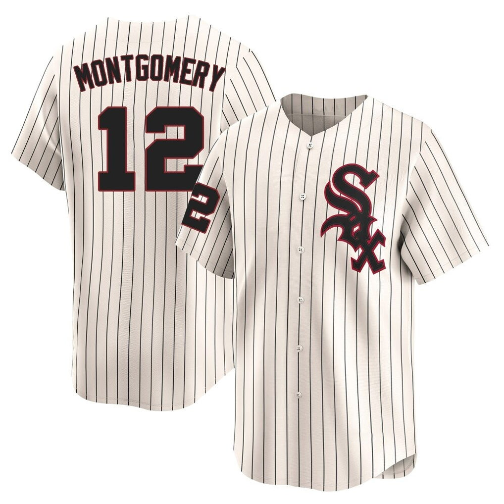 harde C.White Sox #12 Colson Montgomery Player Cream Cooperstown Collection Limited Home Stitched Jerseys