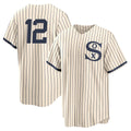 harde C.White Sox #12 Colson Montgomery Player Cream Field of Dreams Home Game Stitched Jerseys