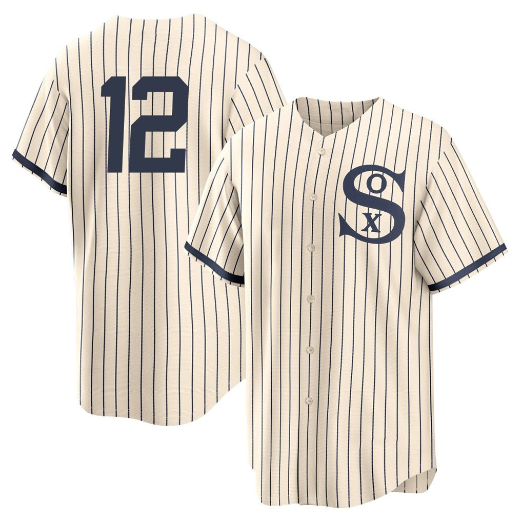 harde C.White Sox #12 Colson Montgomery Player Cream Field of Dreams Home Game Stitched Jerseys