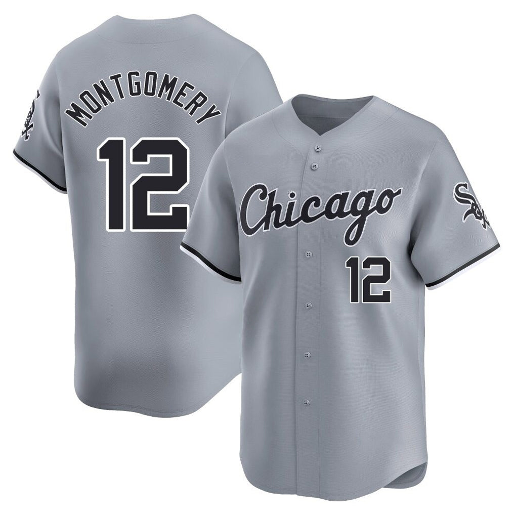 harde C.White Sox #12 Colson Montgomery Player Gray Road Limited Home Stitched Jerseys