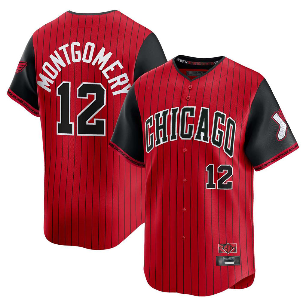 harde C.White Sox #12 Colson Montgomery Player Red City Connect Limited Home Stitched Jerseys