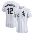 harde C.White Sox #12 Colson Montgomery Player White Stripe Limited Elite Home Stitched Jerseys