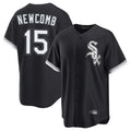 harde C.White Sox #15 Sean Newcomb Player Black Home Game Stitched Jerseys