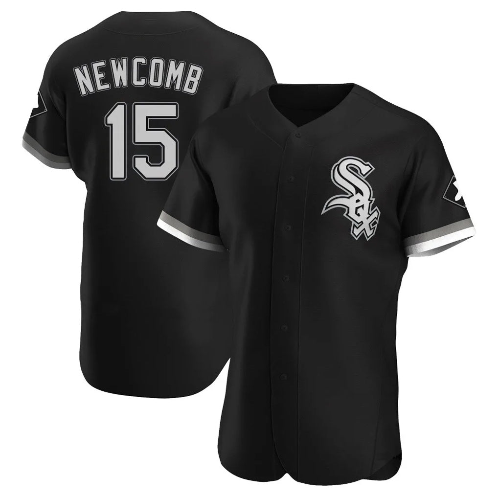 harde C.White Sox #15 Sean Newcomb Player Black Limited Elite Home Stitched Jerseys