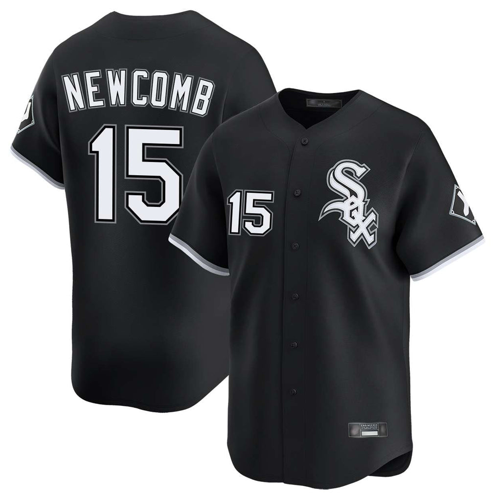 harde C.White Sox #15 Sean Newcomb Player Black Limited Home Stitched Jerseys
