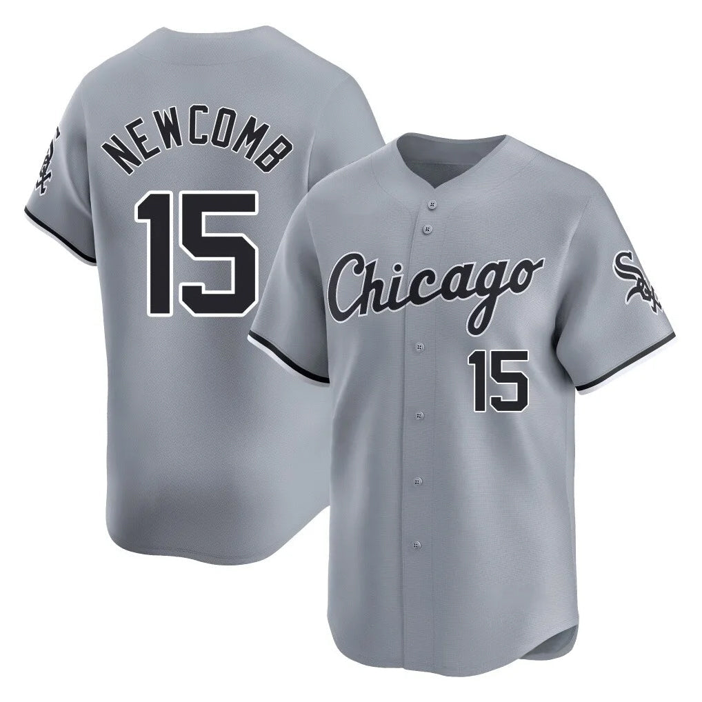 harde C.White Sox #15 Sean Newcomb Player Gray Road Limited Home Stitched Jerseys