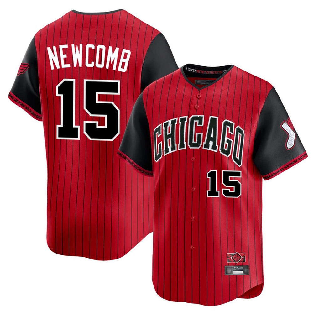 harde C.White Sox #15 Sean Newcomb Player Red City Connect Limited Home Stitched Jerseys