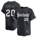 harde C.White Sox #20 Miguel Vargas Player Black City Connect Limited Home Stitched Jerseys