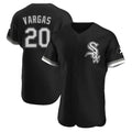 harde C.White Sox #20 Miguel Vargas Player Black Limited Elite Home Stitched Jerseys