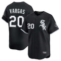 harde C.White Sox #20 Miguel Vargas Player Black Limited Home Stitched Jerseys