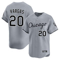 harde C.White Sox #20 Miguel Vargas Player Gray Road Limited Home Stitched Jerseys