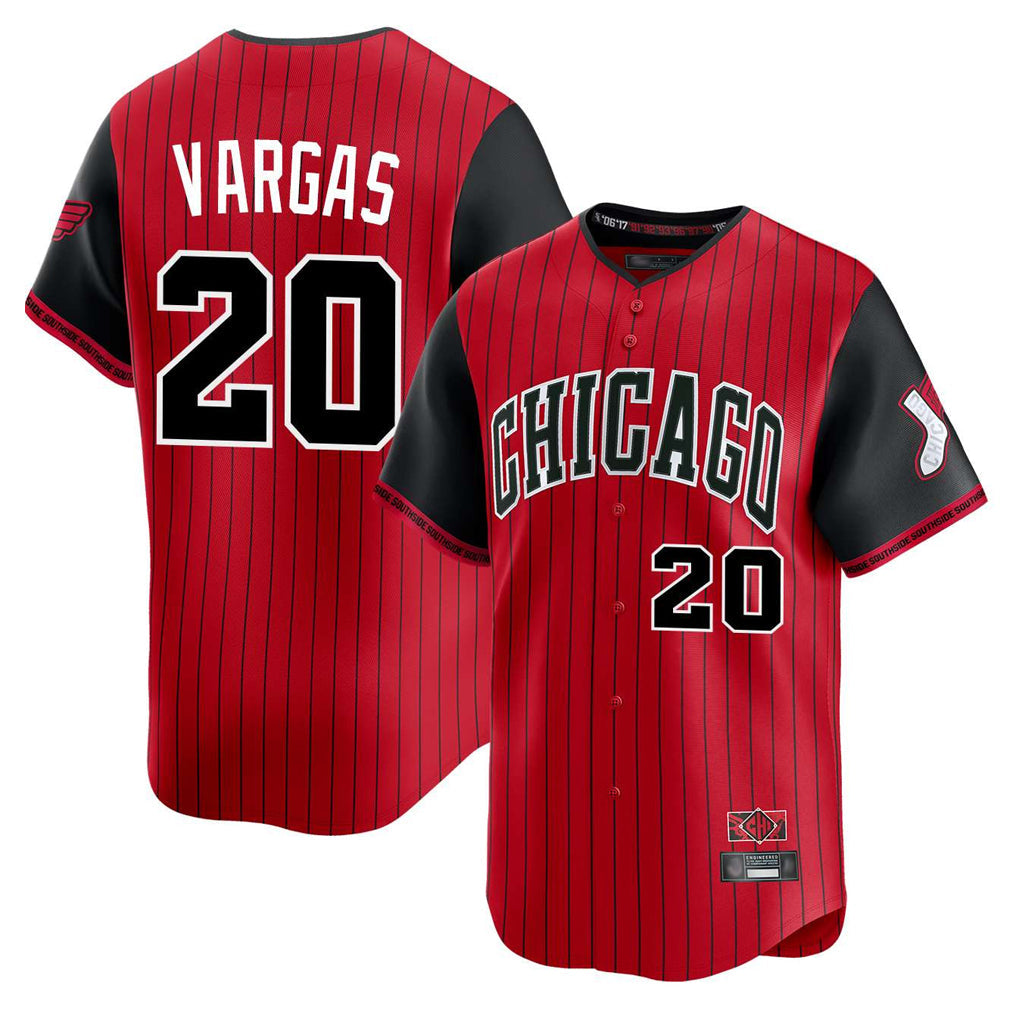 harde C.White Sox #20 Miguel Vargas Player Red City Connect Limited Home Stitched Jerseys