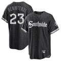 harde C.White Sox #23 Andrew Benintendi Player Black City Connect Home Game Stitched Jerseys