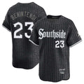 harde C.White Sox #23 Andrew Benintendi Player Black City Connect Limited Home Stitched Jerseys
