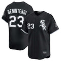 harde C.White Sox #23 Andrew Benintendi Player Black Limited Home Stitched Jerseys