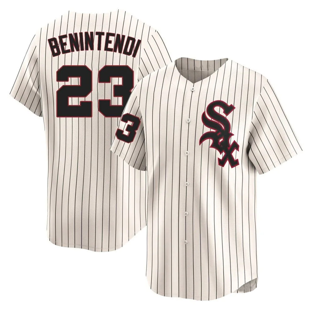 harde C.White Sox #23 Andrew Benintendi Player Cream Cooperstown Collection Limited Home Stitched Jerseys
