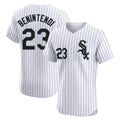 harde C.White Sox #23 Andrew Benintendi Player White Stripe Limited Elite Home Stitched Jerseys