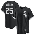 harde C.White Sox #25 Andrew Vaughn Player Black Home Game Stitched Jerseys
