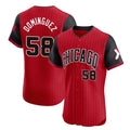 harde C.White Sox #58 Seranthony Dom¡§anguez Player Red City Connect Limited Elite Home Stitched Jerseys