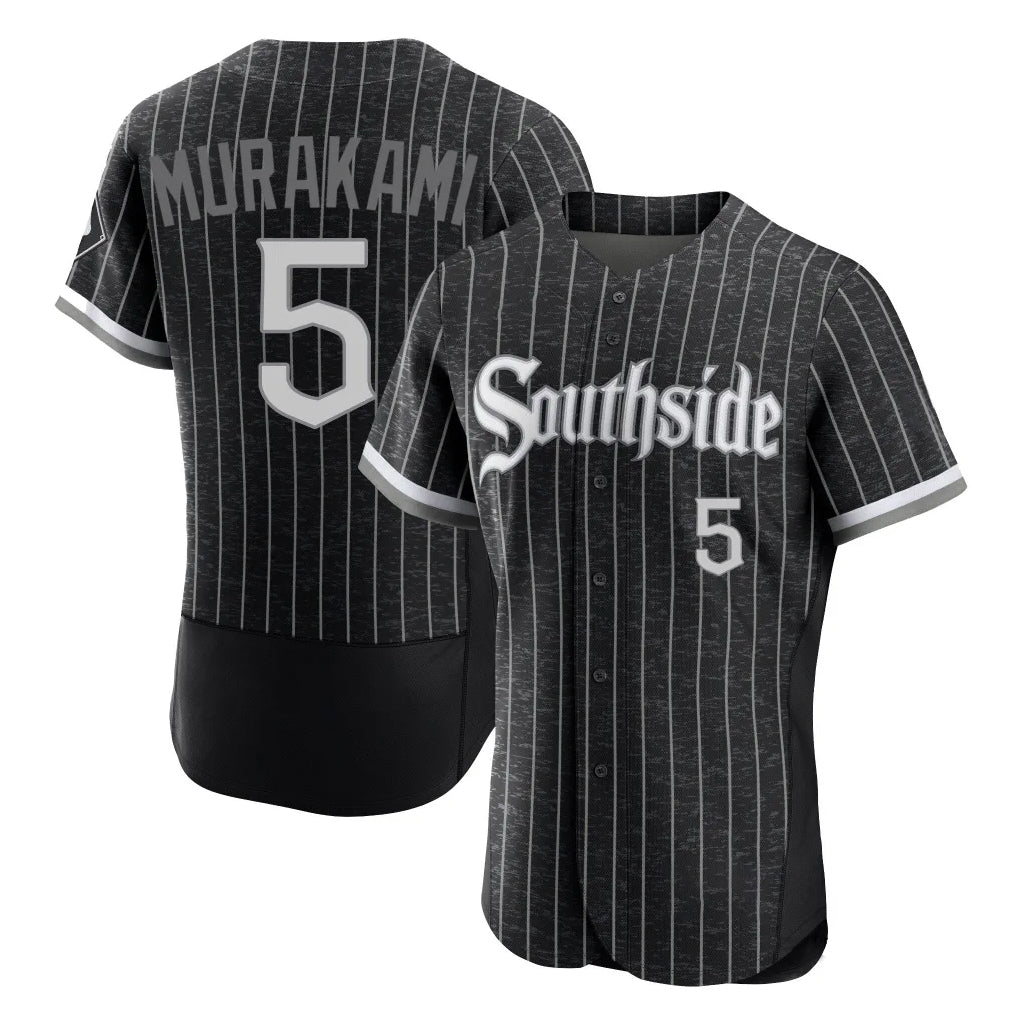 harde C.White Sox #5 Munetaka Murakami Player Black City Connect Limited Elite Home Stitched Jerseys
