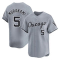 harde C.White Sox #5 Munetaka Murakami Player Gray Road Limited Home Stitched Jerseys
