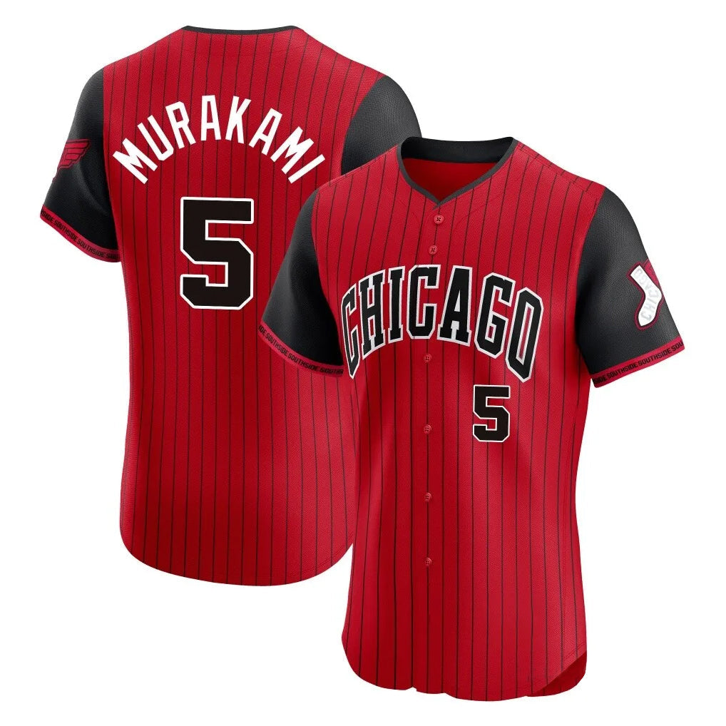 harde C.White Sox #5 Munetaka Murakami Player Red City Connect Limited Elite Home Stitched Jerseys
