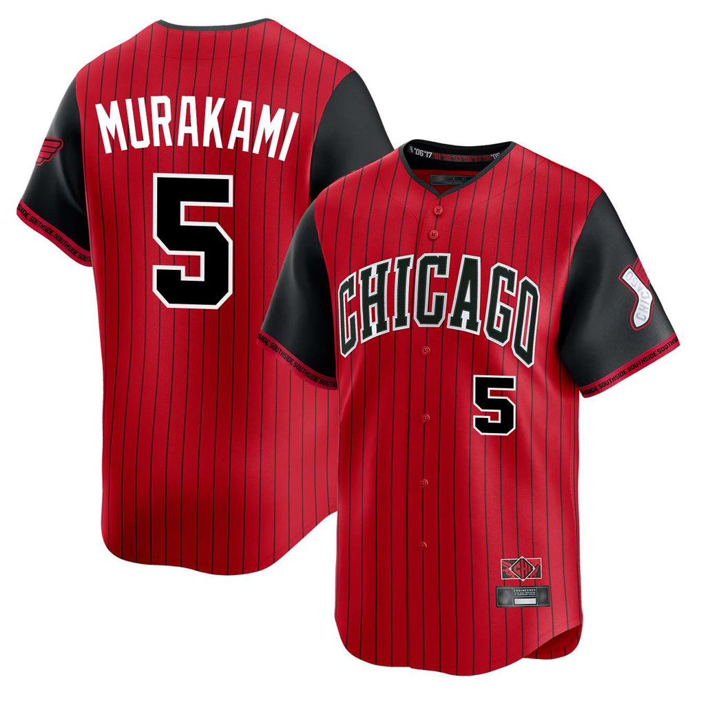 harde C.White Sox #5 Munetaka Murakami Player Red City Connect Limited Home Stitched Jerseys