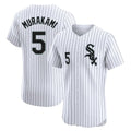 harde C.White Sox #5 Munetaka Murakami Player White Stripe Limited Elite Home Stitched Jerseys
