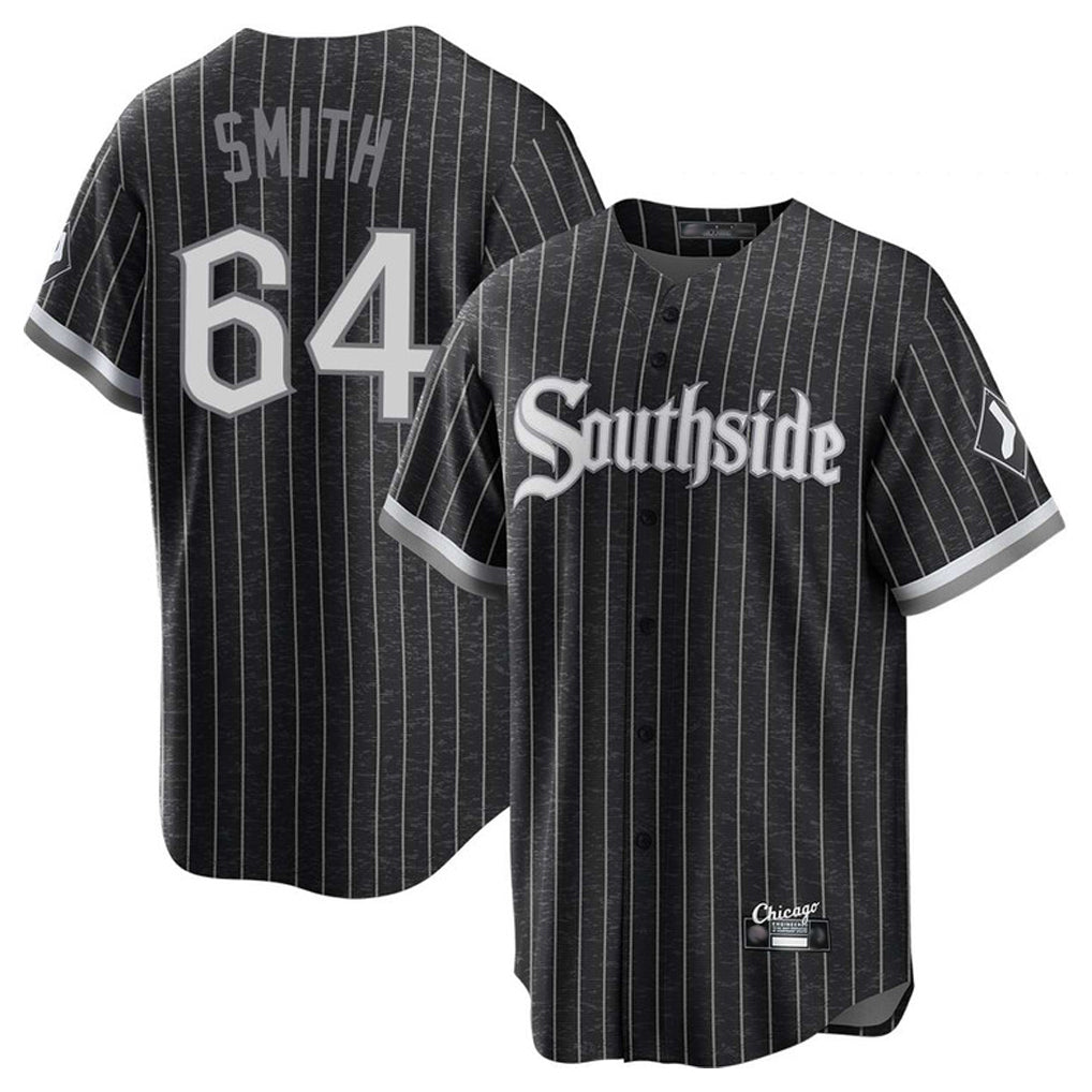 harde C.White Sox #64 Shane Smith Player Black City Connect Home Game Stitched Jerseys