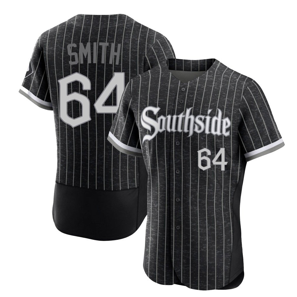 harde C.White Sox #64 Shane Smith Player Black City Connect Limited Elite Home Stitched Jerseys