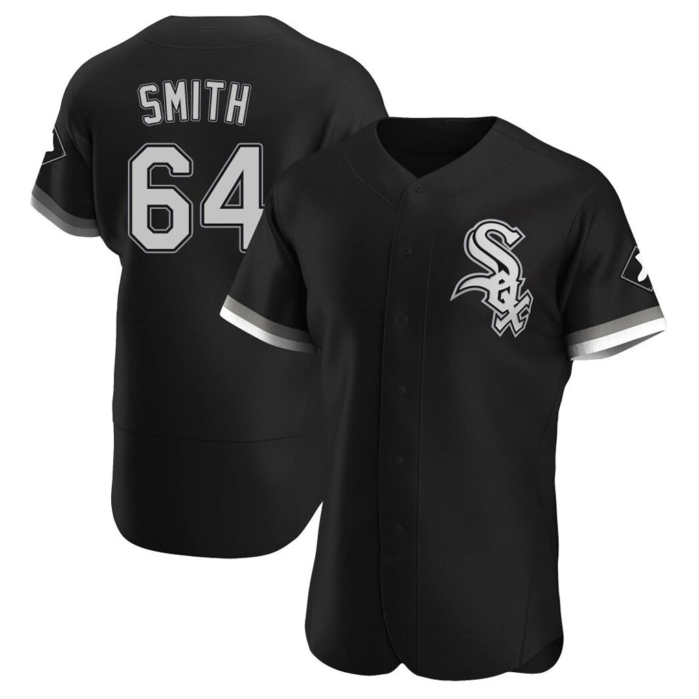 harde C.White Sox #64 Shane Smith Player Black Limited Elite Home Stitched Jerseys
