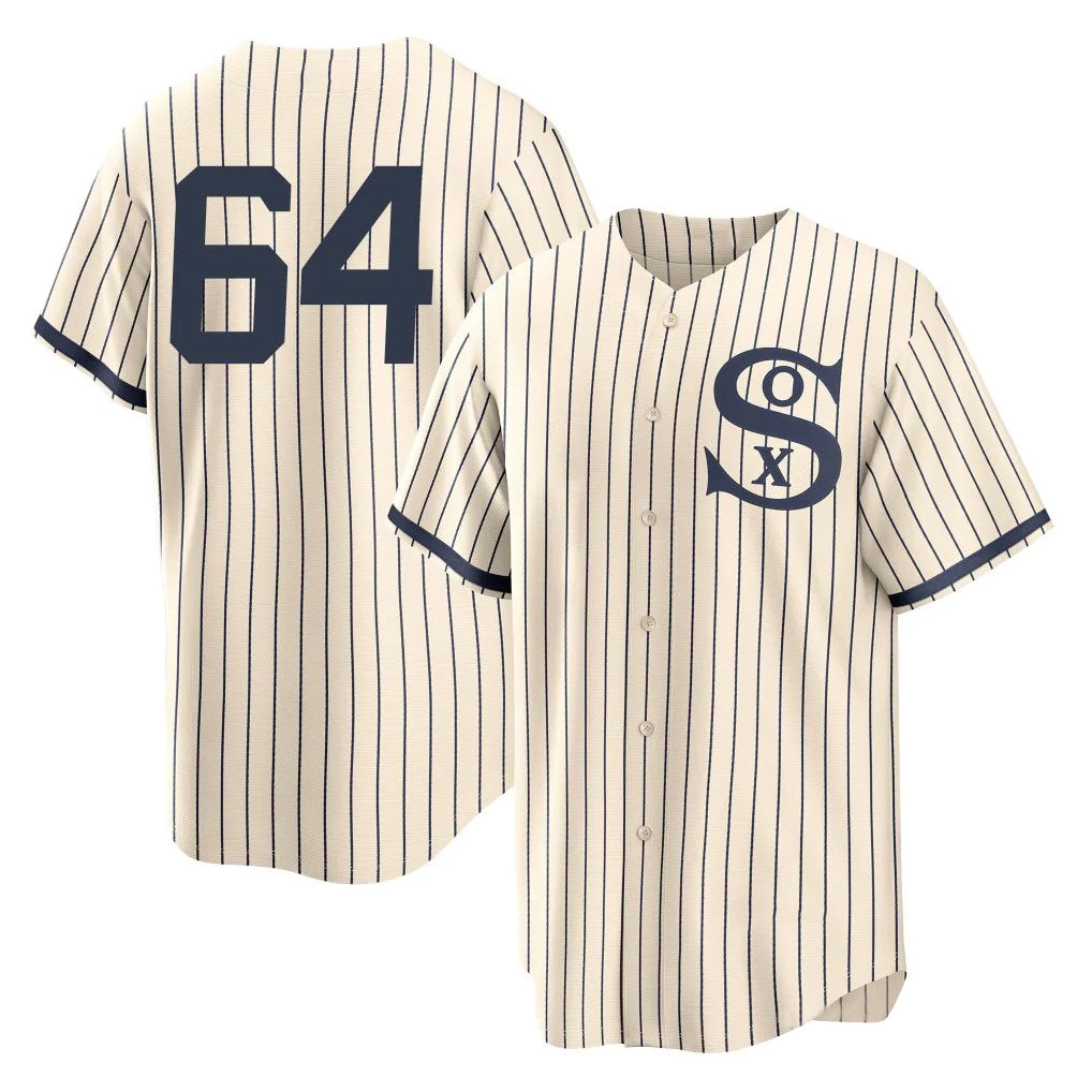 harde C.White Sox #64 Shane Smith Player Cream Field of Dreams Home Game Stitched Jerseys