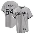 harde C.White Sox #64 Shane Smith Player Gray Home Game Stitched Jerseys