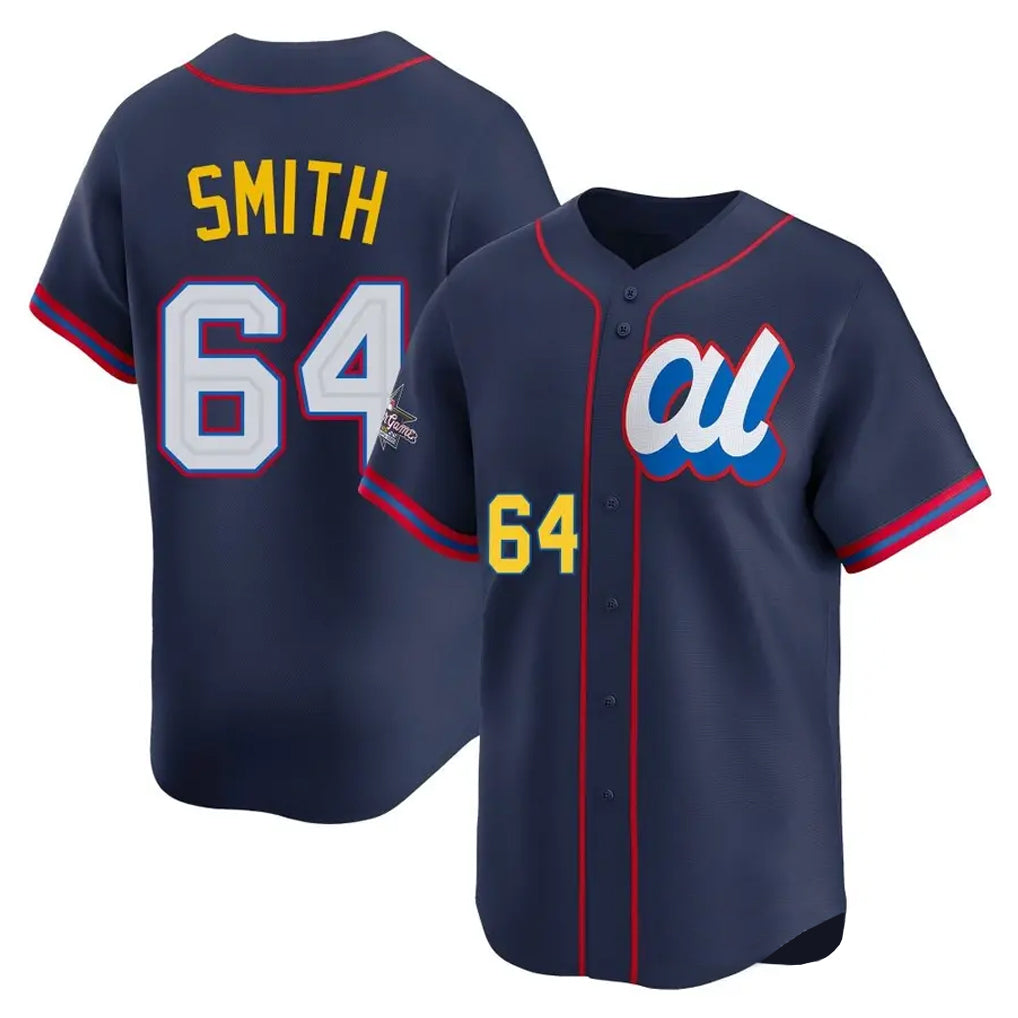 harde C.White Sox #64 Shane Smith Player Navy Limited American League All-Star Edition Stitched Jerseys