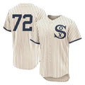 harde C.White Sox #72 Carlton Fisk Player Cream Field of Dreams Limited Elite Home Stitched Jerseys
