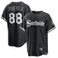 harde C.White Sox #88 Luis Robert Jr Player Black City Connect Home Game Stitched Jerseys