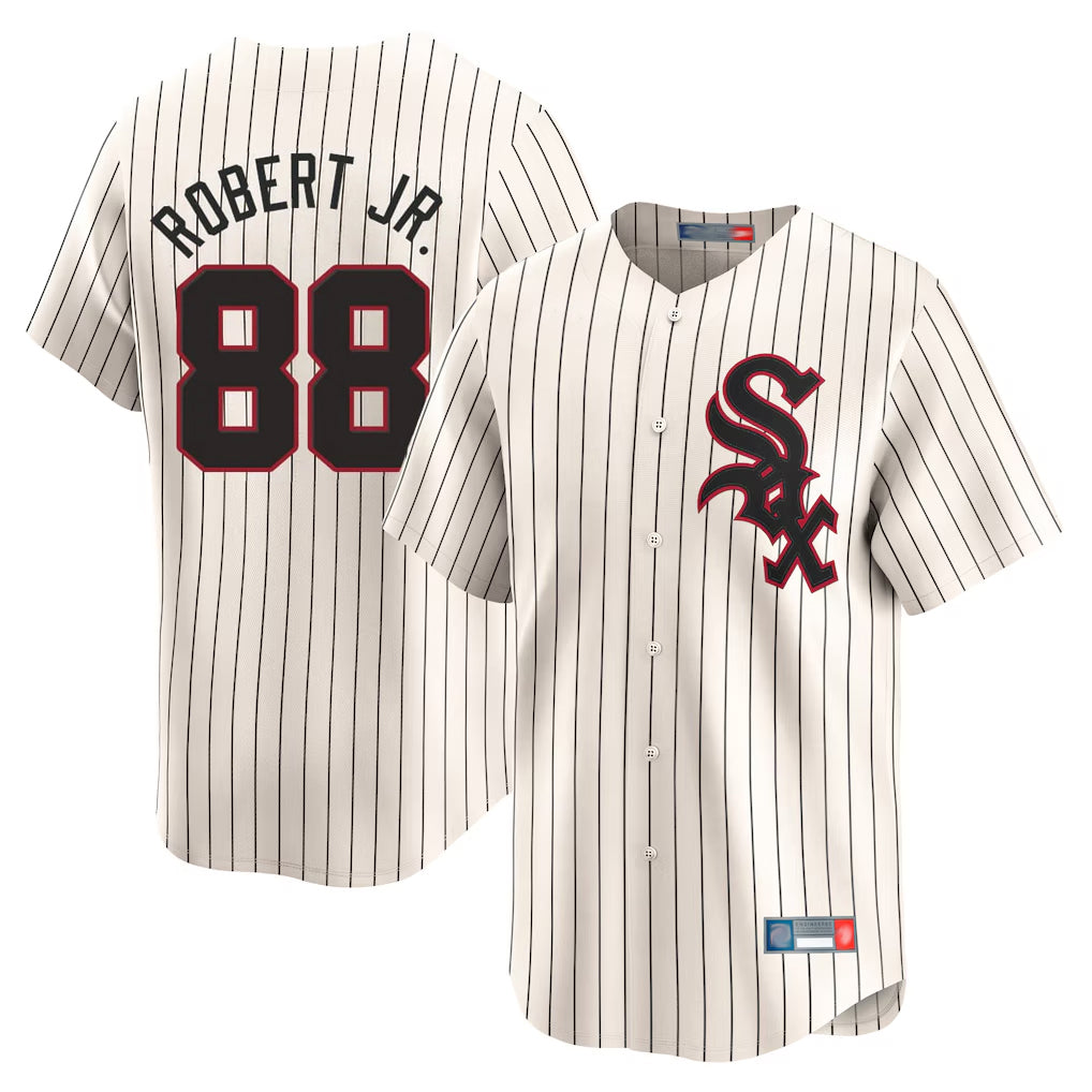 harde C.White Sox #88 Luis Robert Jr Player Cream Cooperstown Collection Limited Home Stitched Jerseys