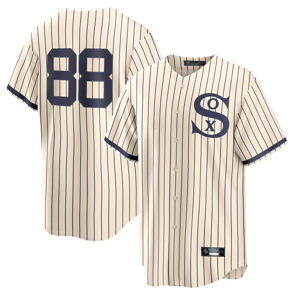 harde C.White Sox #88 Luis Robert Jr Player Cream Field of Dreams Home Game Stitched Jerseys