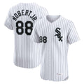 harde C.White Sox #88 Luis Robert Jr Player White Stripe Limited Elite Home Stitched Jerseys