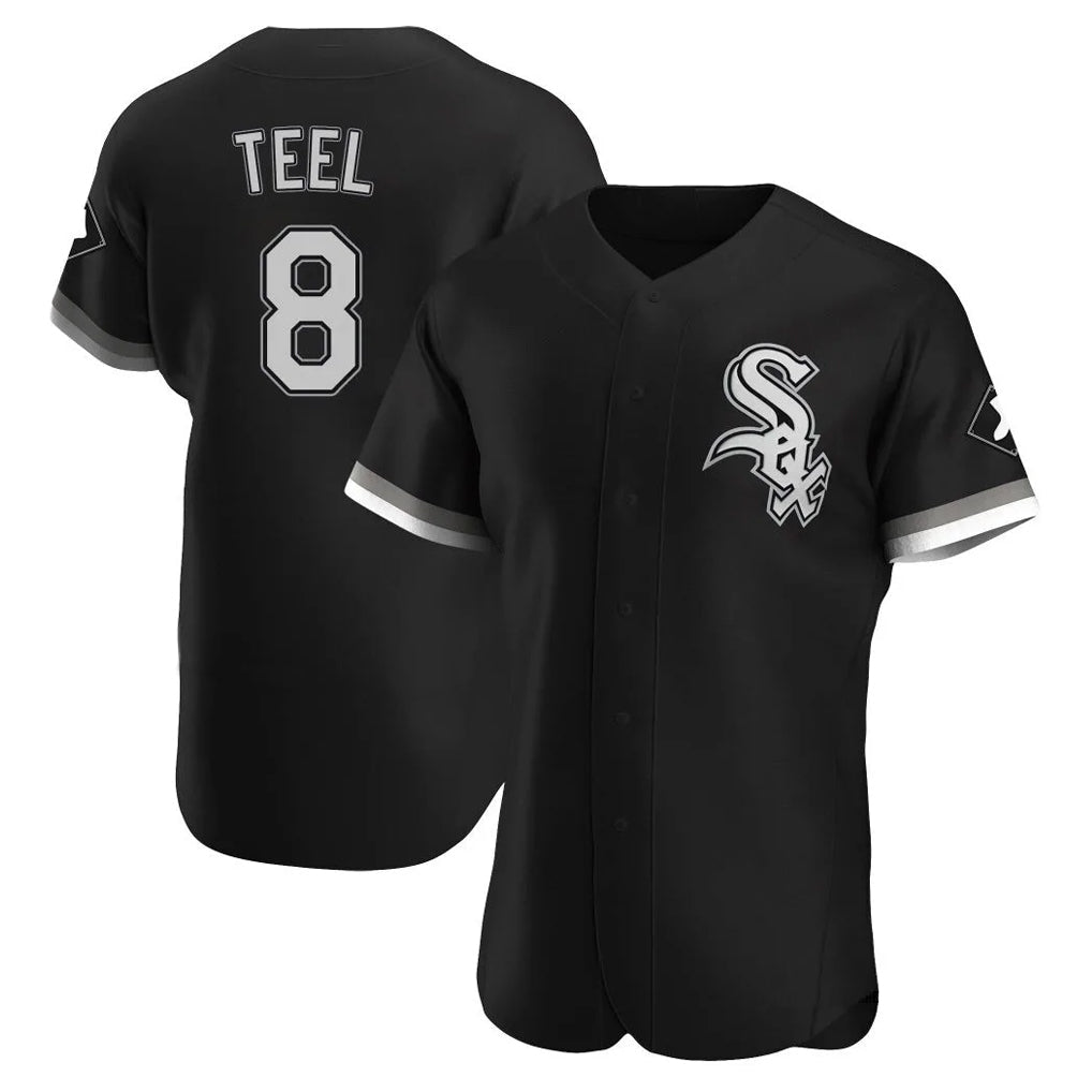 harde C.White Sox #8 Kyle Teel Player Black Limited Elite Home Stitched Jerseys