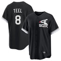harde C.White Sox #8 Kyle Teel Player Black Spring Training Game Stitched Jerseys