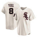 harde C.White Sox #8 Kyle Teel Player Cream Cooperstown Collection Limited Home Stitched Jerseys