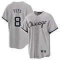 harde C.White Sox #8 Kyle Teel Player Gray Home Game Stitched Jerseys