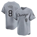harde C.White Sox #8 Kyle Teel Player Gray Road Limited Home Stitched Jerseys