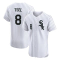 harde C.White Sox #8 Kyle Teel Player White Stripe Limited Elite Home Stitched Jerseys